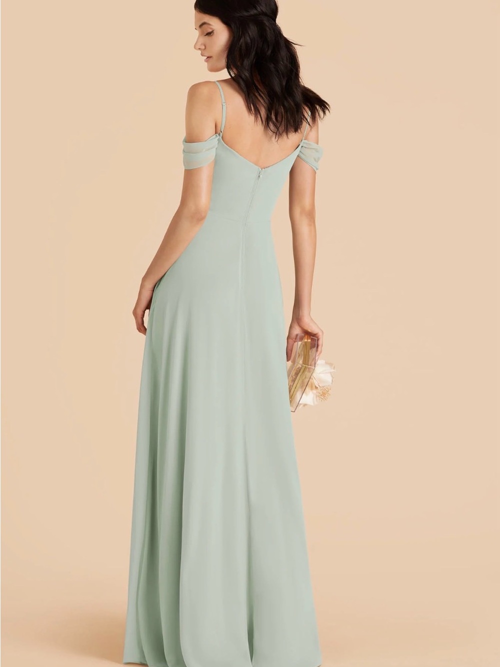 • Devin Sage Green Bridesmaid Dress •